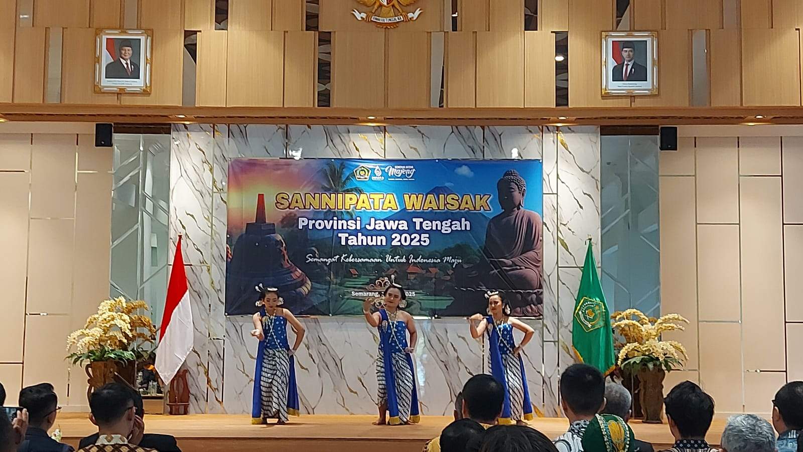 UKM Tari STIAB Smaratungga Tampil Memukau di Acara Sannipata Waisak Provinsi Jawa Tengah