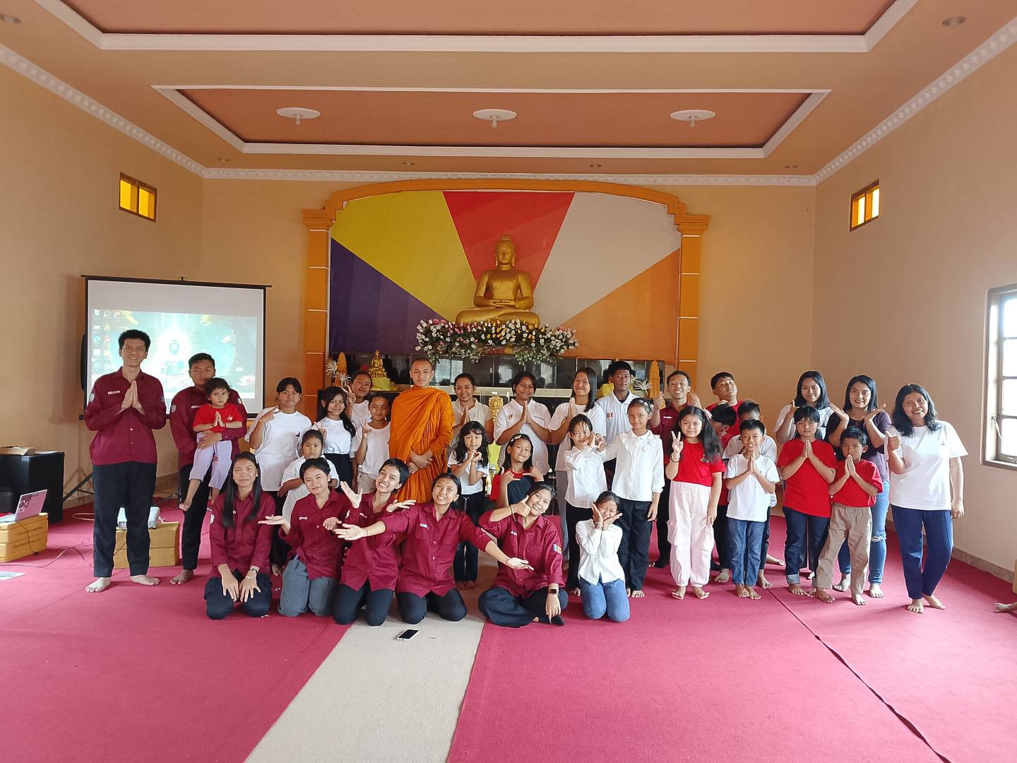 Belajar Sansekerta Itu Seru bersama Mahasiswa STIAB Smaratungga Turun ke Sekolah Minggu Buddha