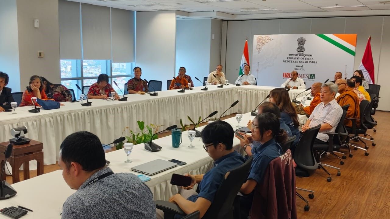 Ketua STIAB Smaratungga Hadiri Pertemuan Internasional dengan Nalanda University di Kedutaan Besar India